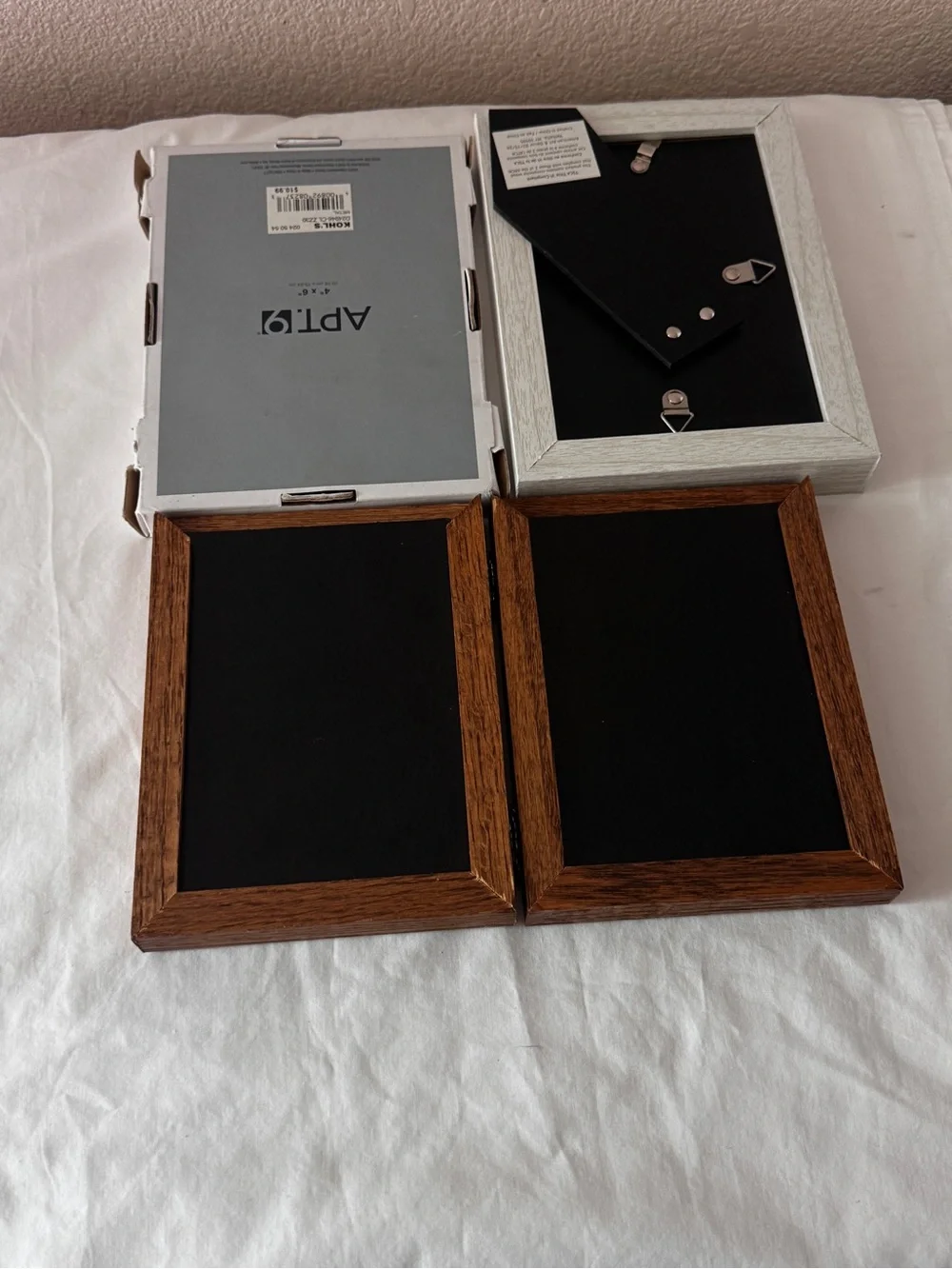 Apt. 9 Navy and White Photo Frame with Contrasting Trim